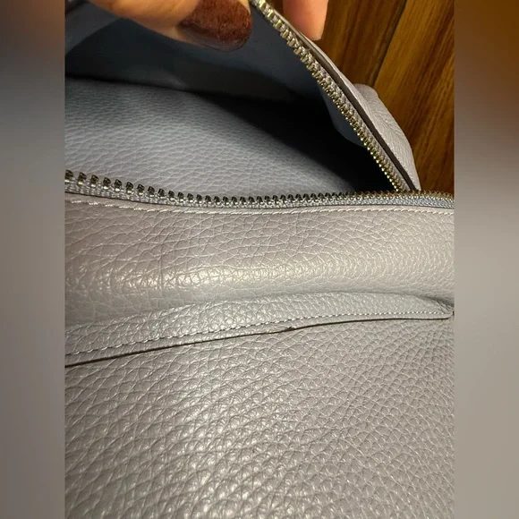 Coach Blue Leather Backpack - Picture 7 of 10